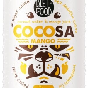 Woda kokosowa z sokiem z mango nfc 330 ml