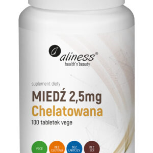 Miedź chelat.2.5mg x100tbl