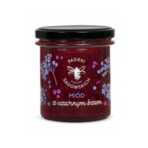 Miód z czarnym bzem 430g