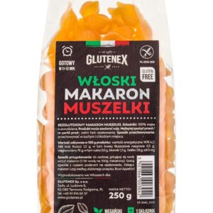 Makaron włoski muszelki bez glutenu 250gglutenex