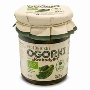 Ogórki krokodylki eko 440g dn