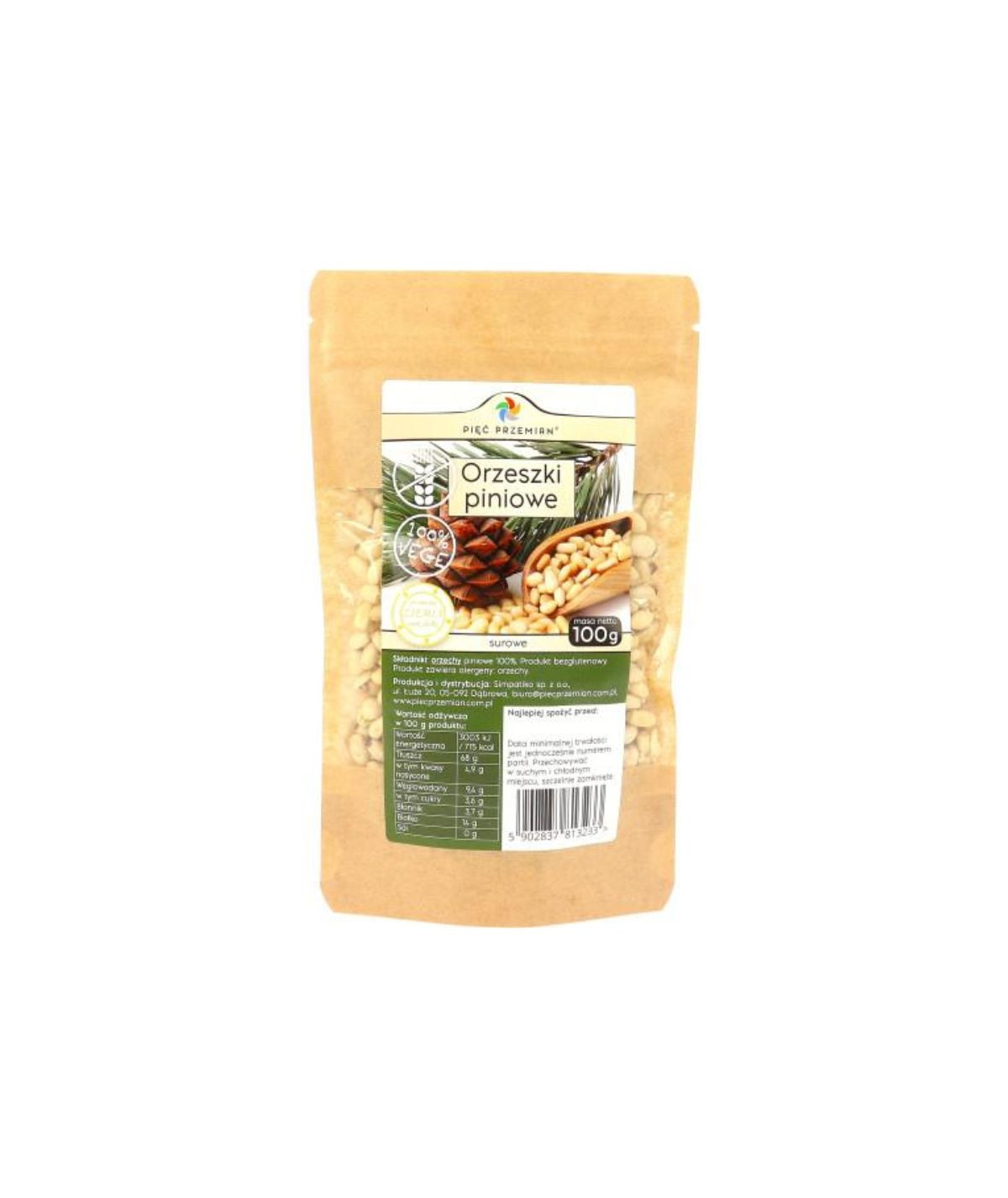 Orzeszki piniowe 100g