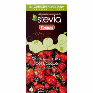Czekolada gorzka owoce leśne ze stewią 125g torras