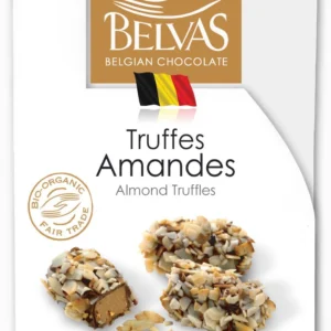 Belgijskie czekoladki trufle z migdałamibezglut. 100g