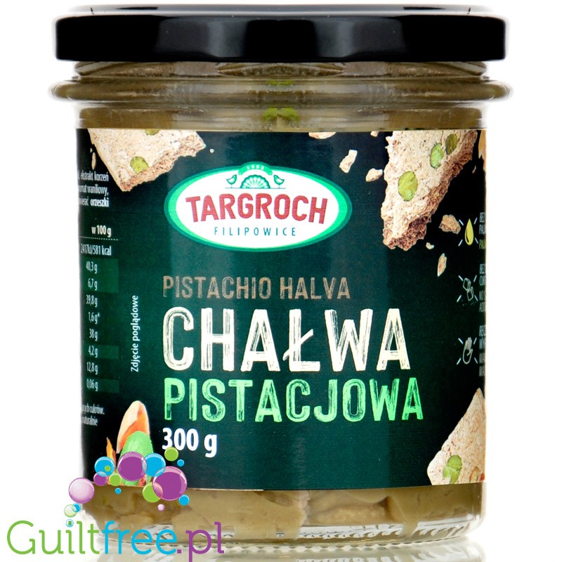 Chałwa pistacjowa bez cukru 300g