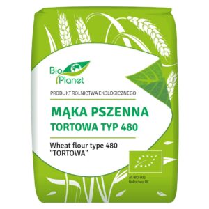 Mąka pszenna tortowa typ 480 bio 1kg