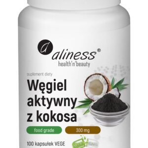 Węgiel aktywny z kokosa 300mgx100kaps